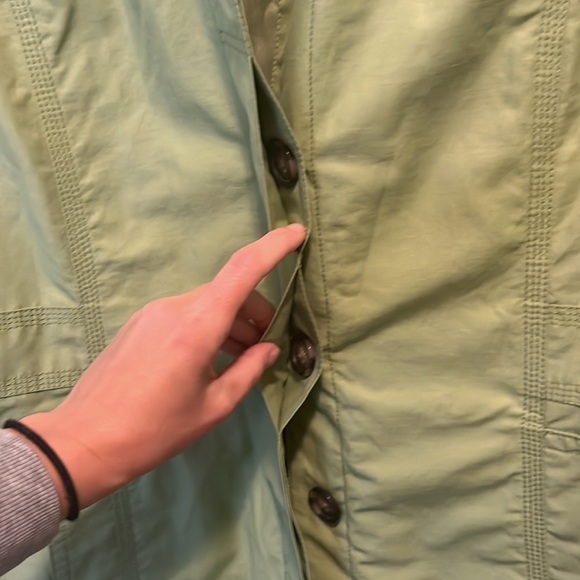 Eddie Bauer Jacket Front Button Green Size Extra Large - Picture 4 of 10
